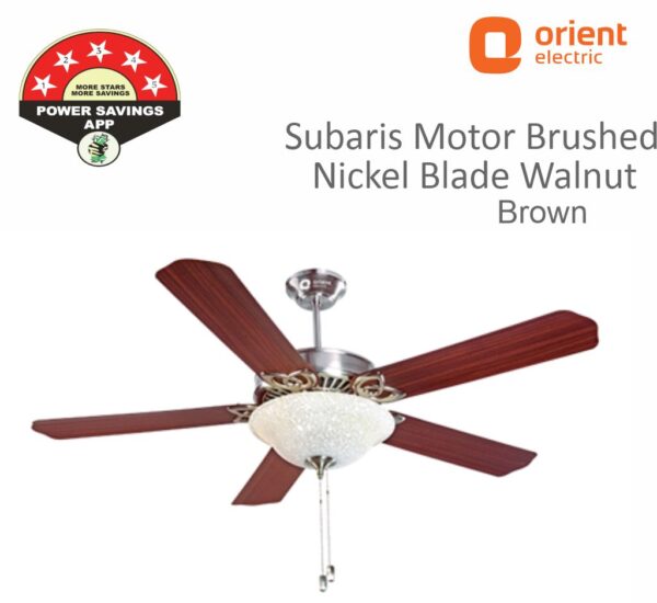 SUBARIS MOTOR NICKEL BLADE Brown by Orient